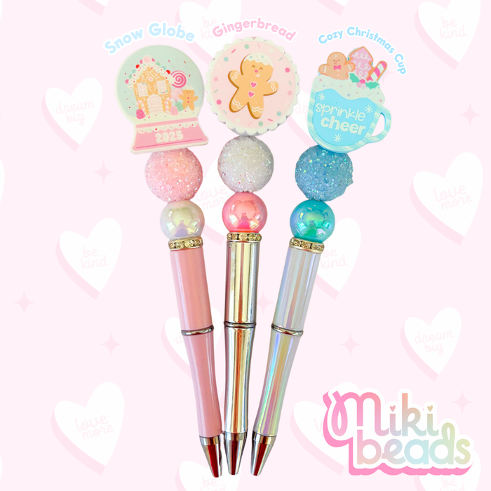 Premium Christmas Beaded Pens