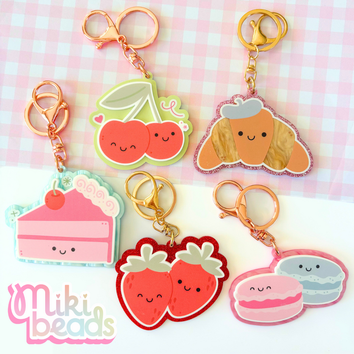 Summer Picnic Acrylic Keychains