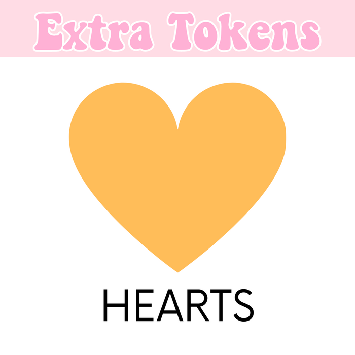 Extra Tokens - Hearts (Regular Size)
