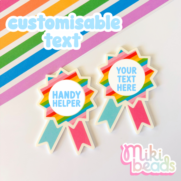Personalised Ribbon Badge