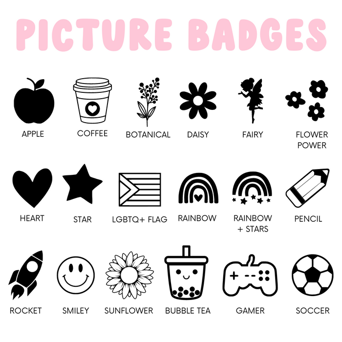 Name & Picture Badges