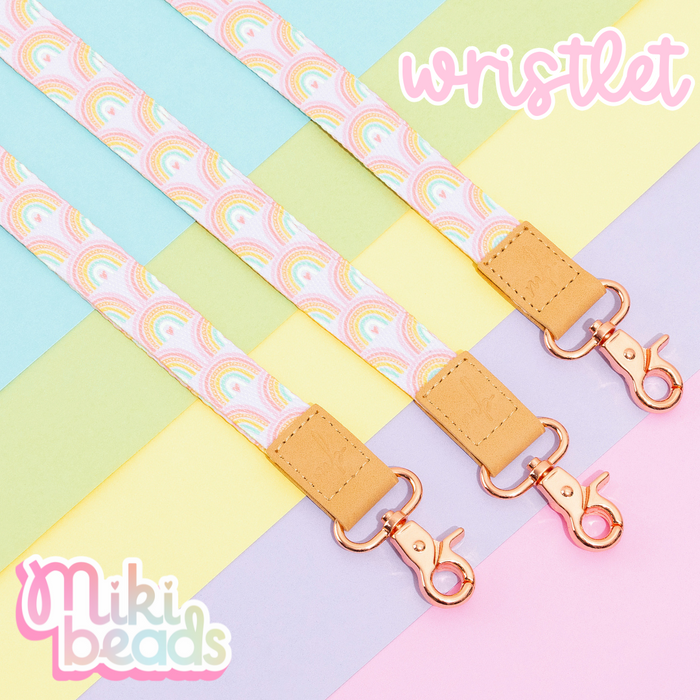Bubblegum Rainbow Wristlet