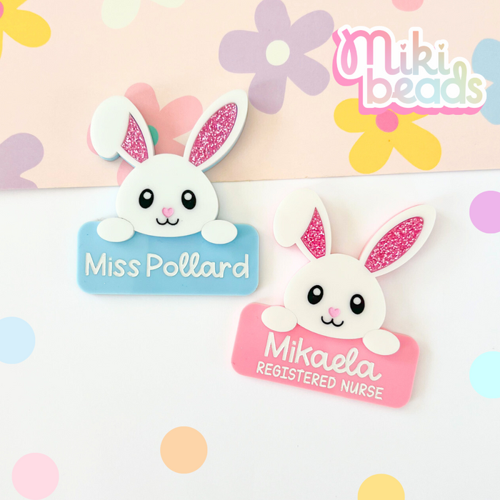 Bunny Name Badge
