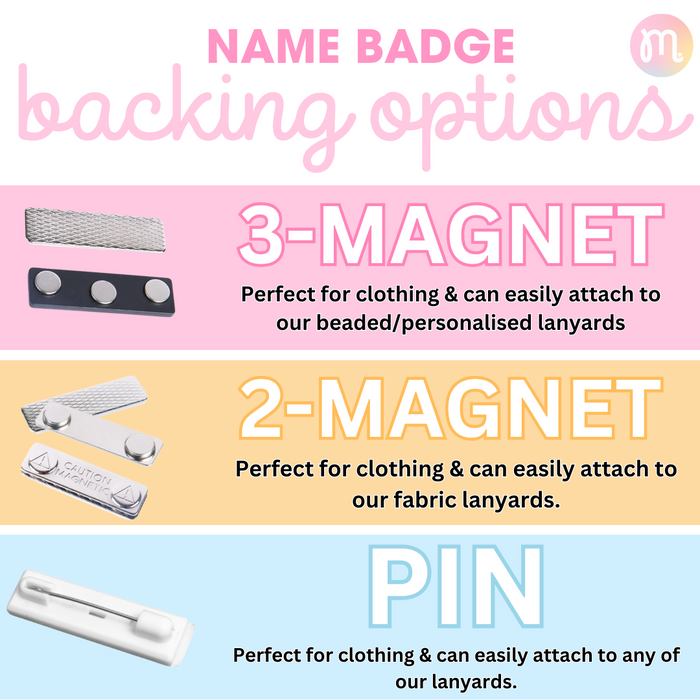 Christmas Rectangle Name Badges