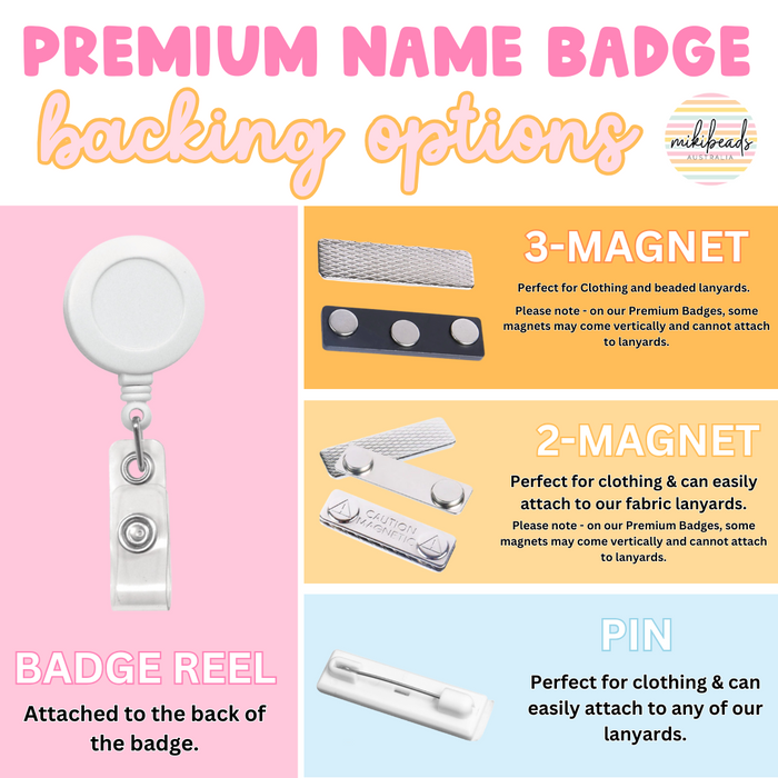 Reindeer Premium Name Badge