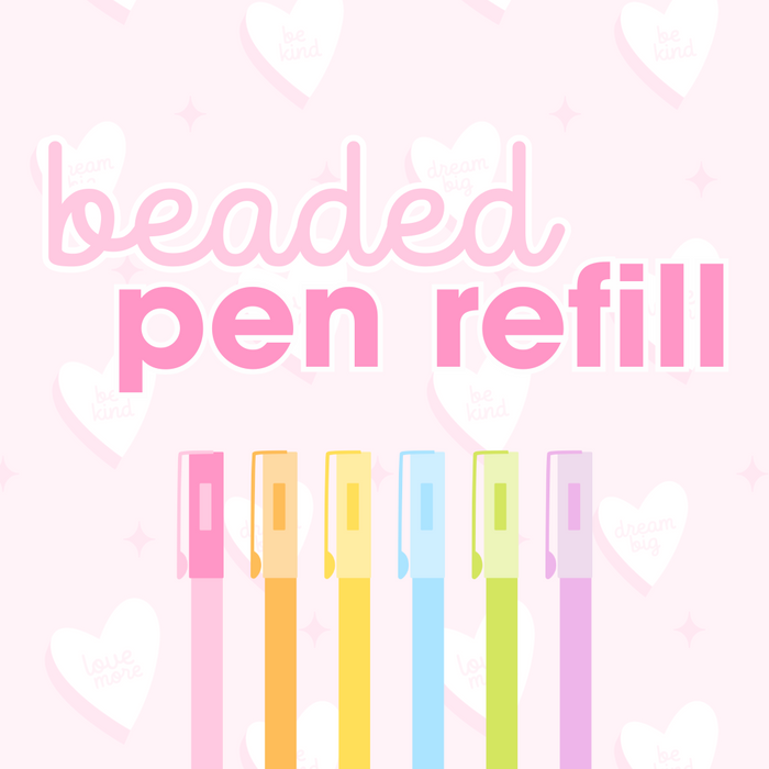 Beaded Pen Refill Ink