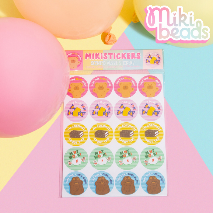 Aussie Sweets Scented Sticker Pack