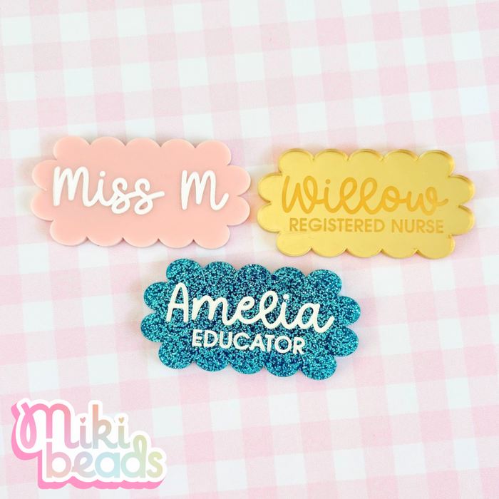 Bubble Name Badges