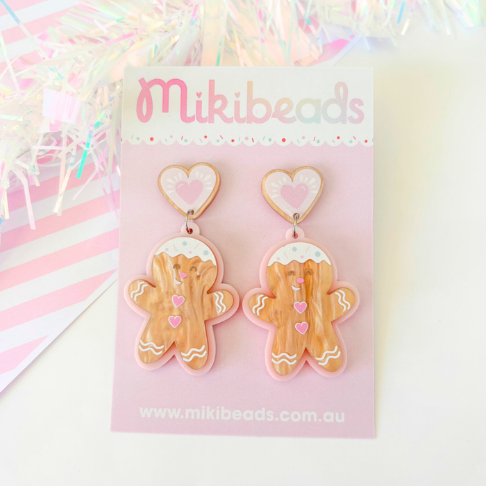 Gingerbread Christmas Dangles