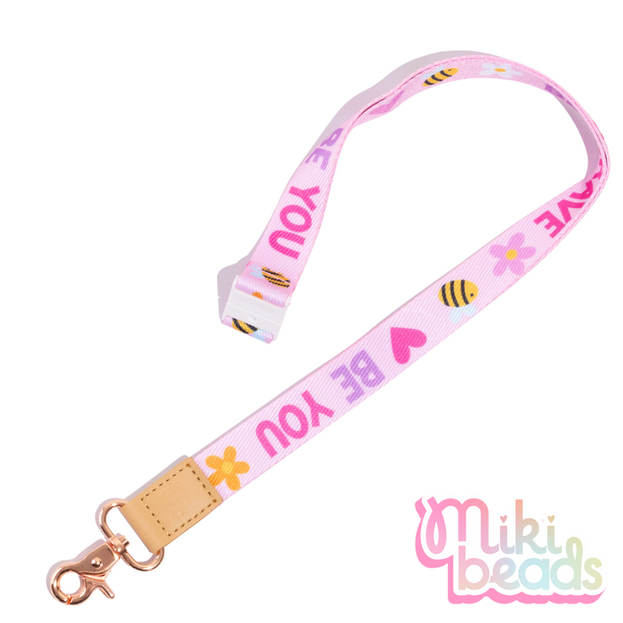 Be Kind, Be Brave, Be You Fabric Lanyard