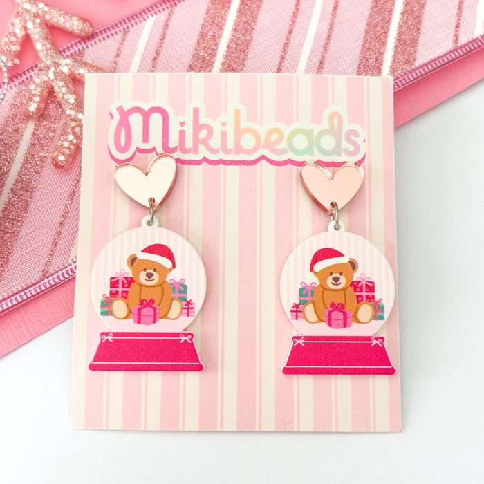 Snow Globe Christmas Dangles