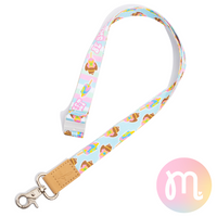 Classic Ice Creams Fabric Lanyard
