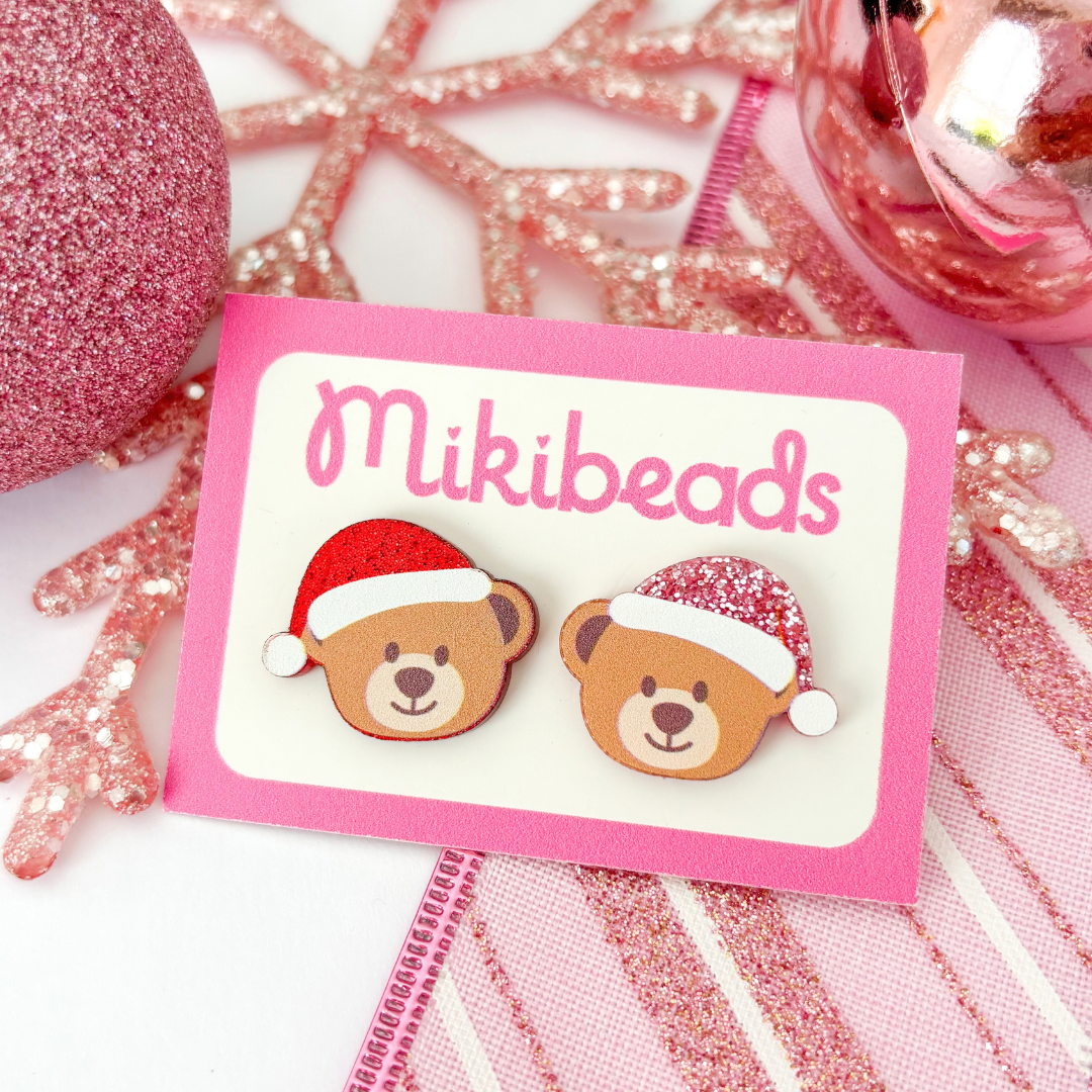Christmas Bears Stud Earrings