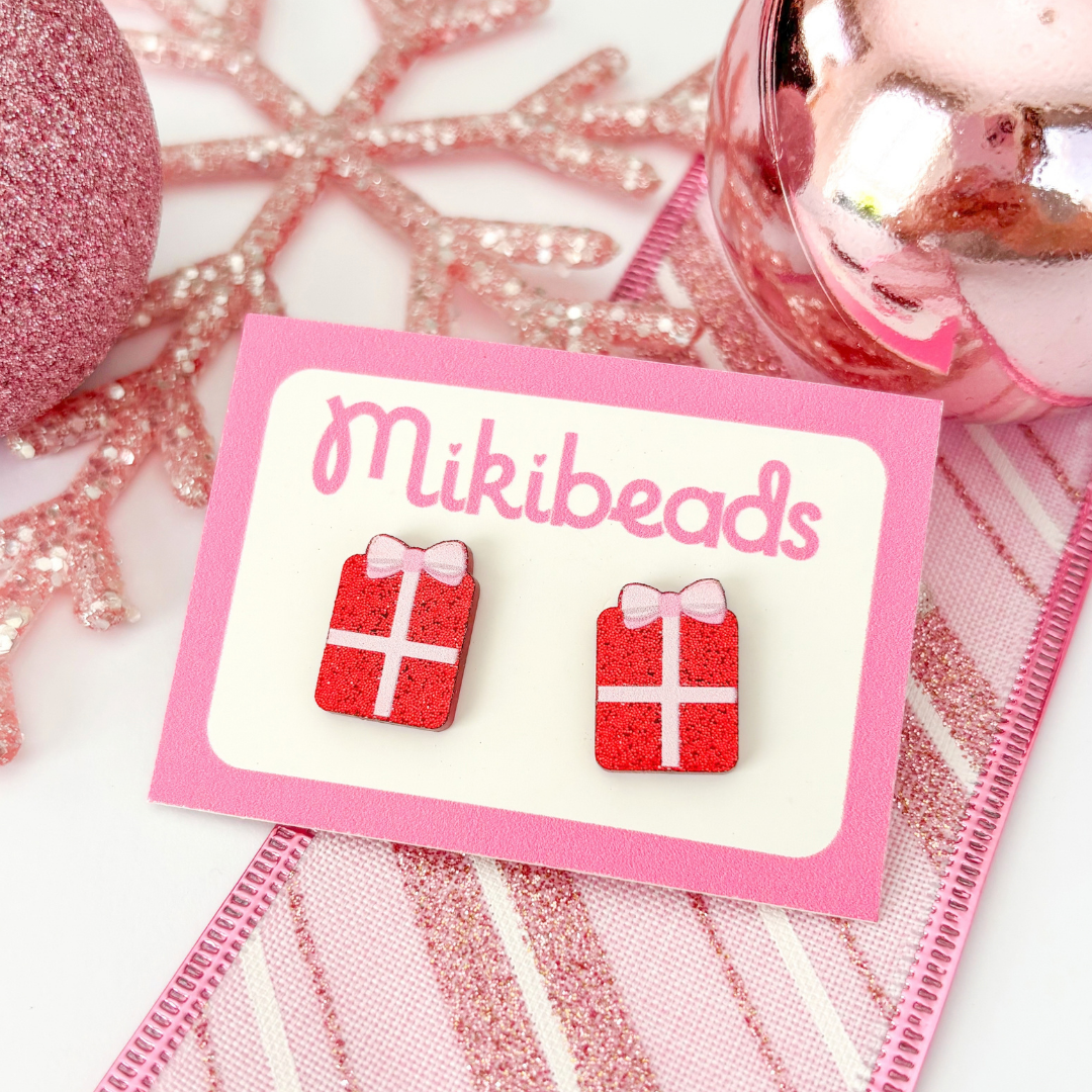 Christmas Present Stud Earrings
