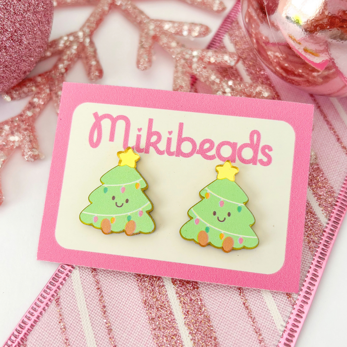 Christmas Tree Stud Earrings
