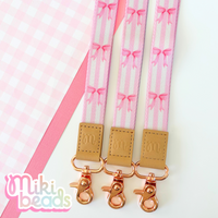 Pretty in Pink Fabric Lanyard