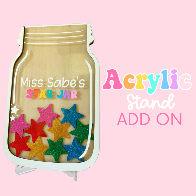 Acrylic Stand Add On (Regular Jar)
