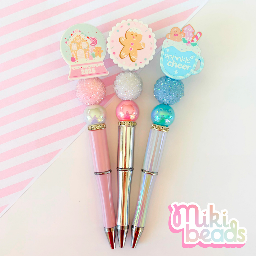 Premium Christmas Beaded Pens