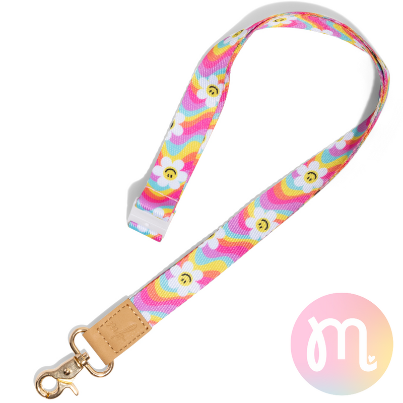 Groovy Girl Fabric Lanyard