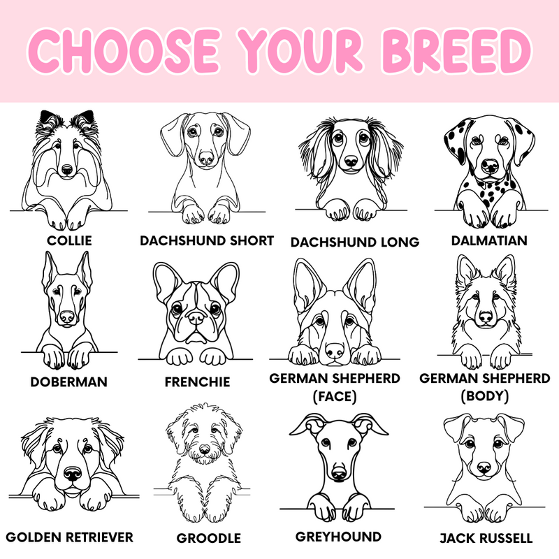 Custom Dog Name Badge – MIKIBEADS - Main Image