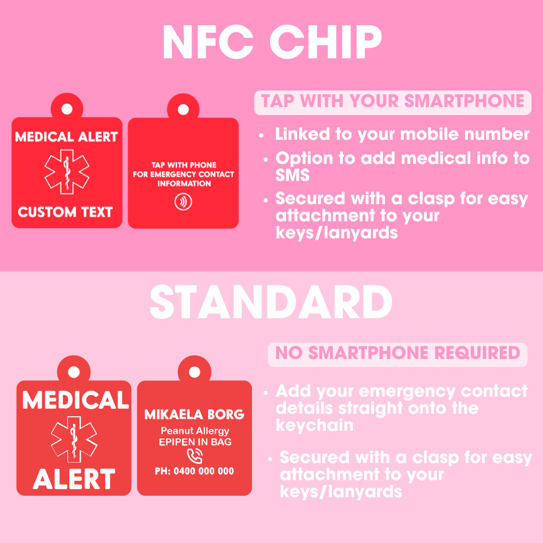 Eas Keychains Medical Alert Keychains – MIKIBEADS