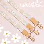 Boho Daisy Wristlet