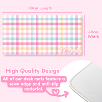 Pastel Patch Desk Mat