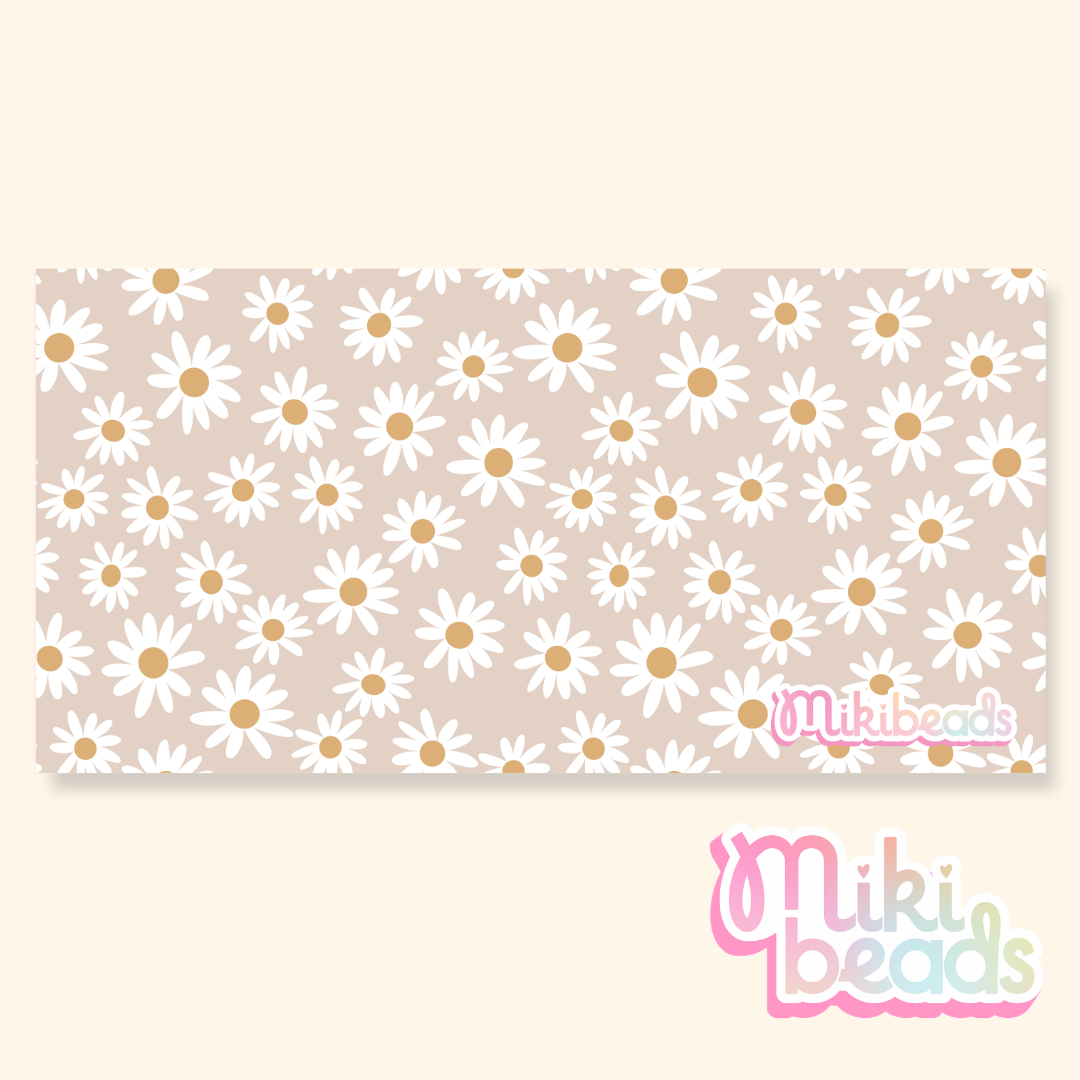 Boho Daisy Desk Mat