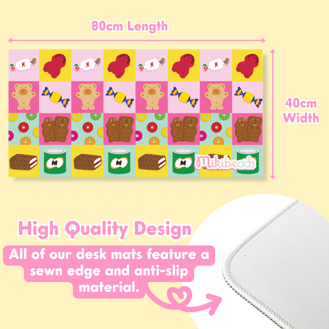 Aussie Sweets Desk Mat