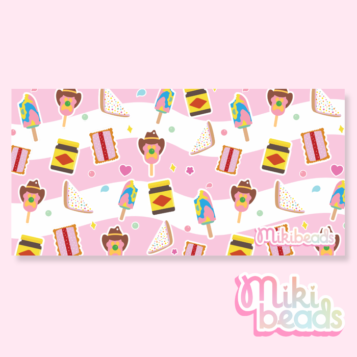 Pink Aussie Classics Desk Mat