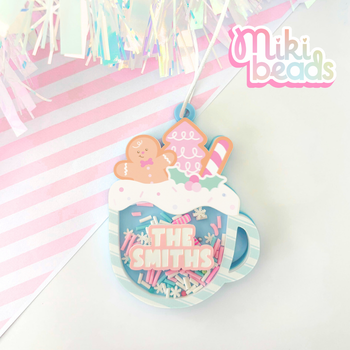 Shaker Christmas Cup Ornament