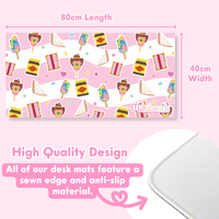 Pink Aussie Classics Desk Mat