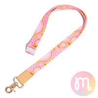 Journey Over Land Fabric Lanyard