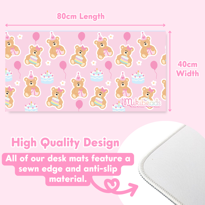 Birthday Bear Desk Mat
