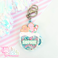 Shaker Christmas Cup Keychain