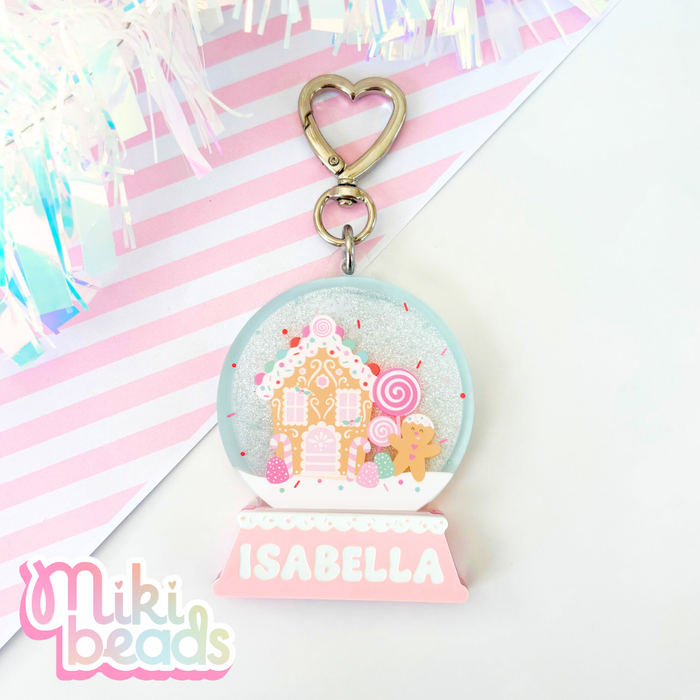 Snow Globe Keychain
