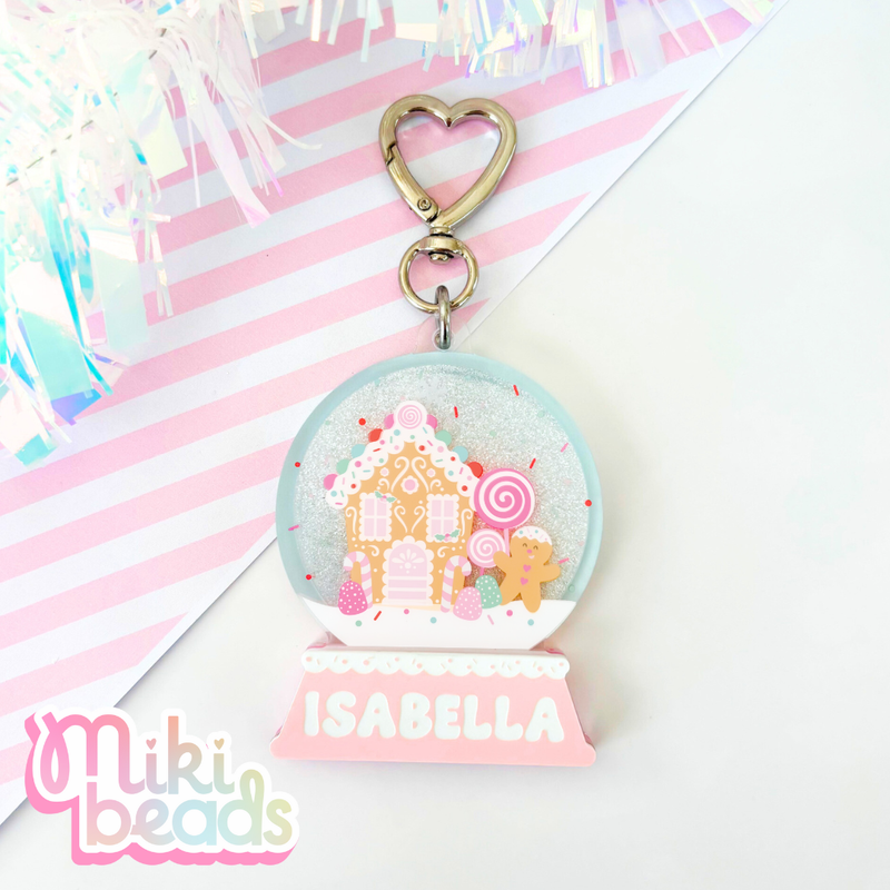 Snow Globe Keychain