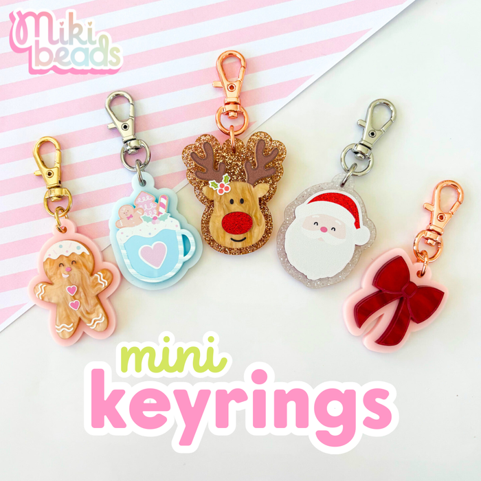 Mini Christmas Keychains
