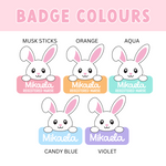 Bunny Name Badge