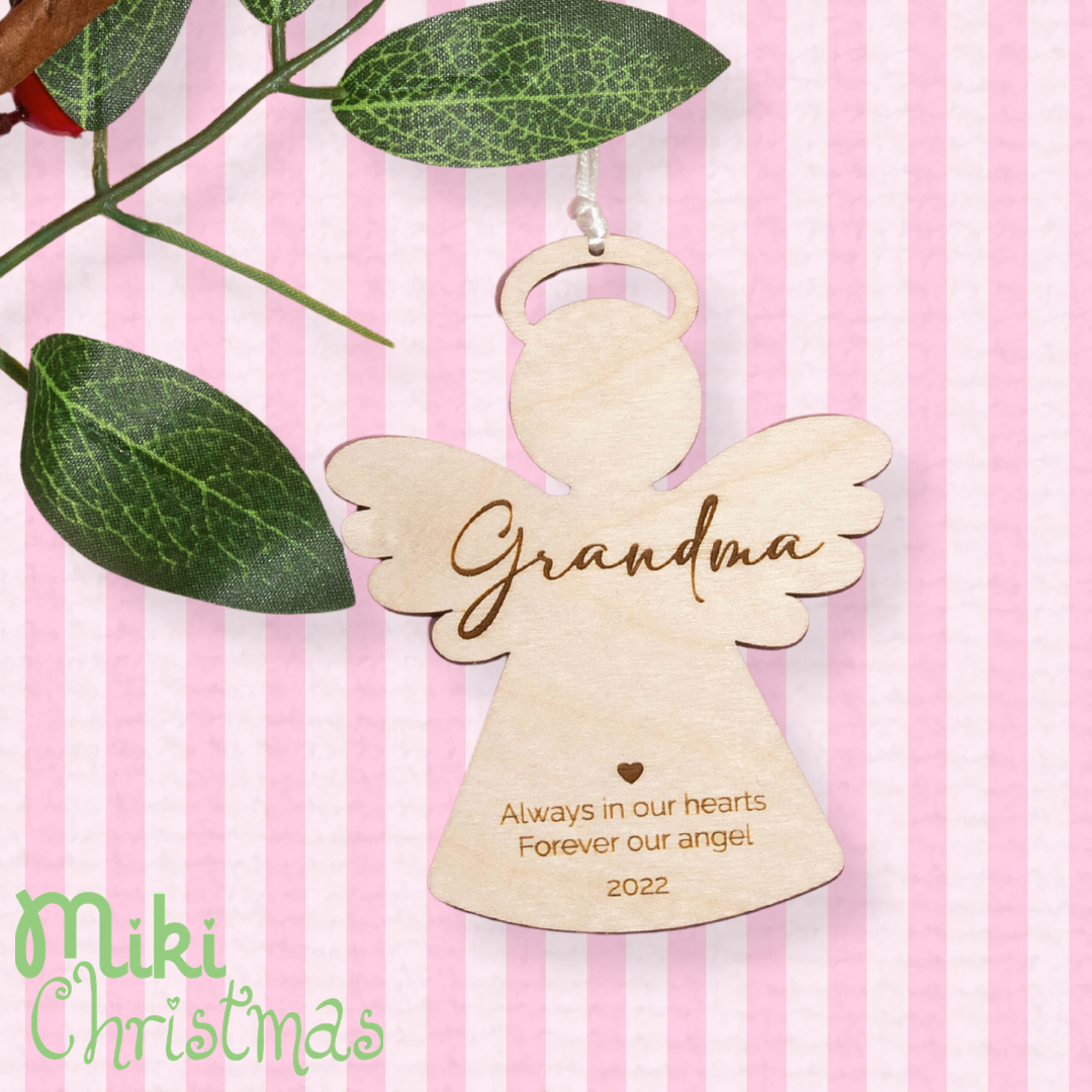 Angel Memorial Christmas Ornament