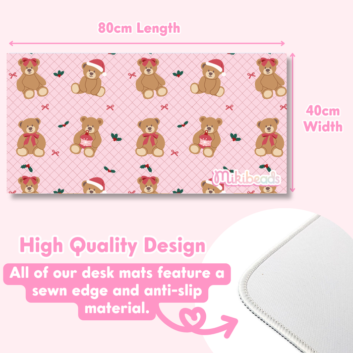 Beary Christmas Desk Mat