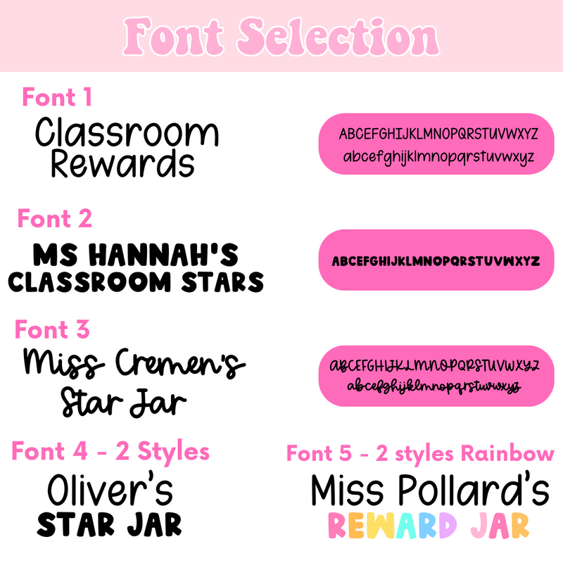 XL Reward Jars