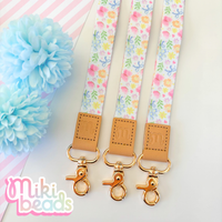 Hopscotch Garden Fabric Lanyard (PRE-ORDER)