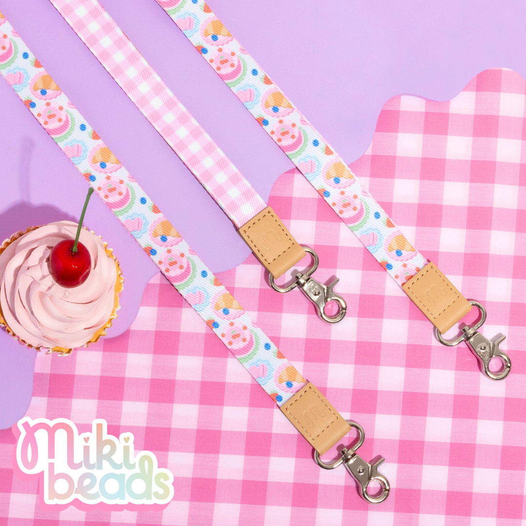 Summer Picnic Fabric Lanyard