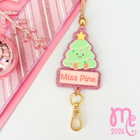 Christmas Tree Personalised Lanyard