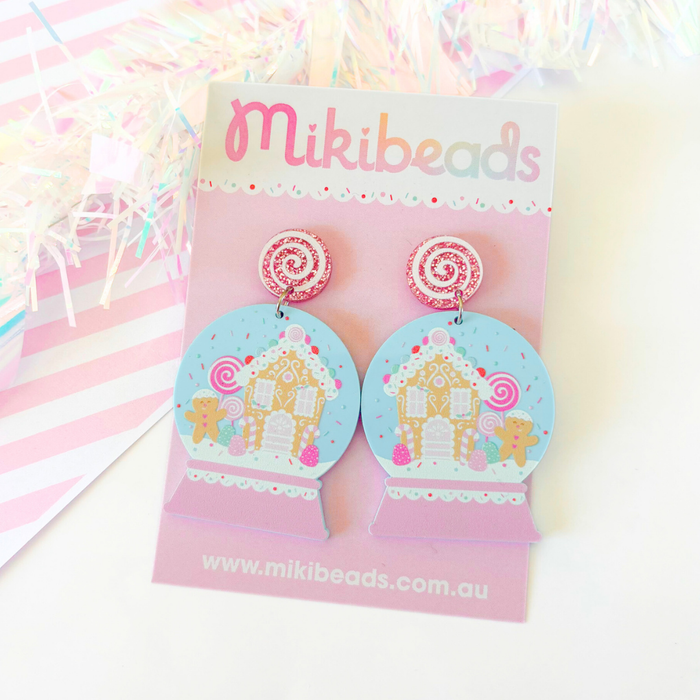 Snow Globe Christmas Dangles