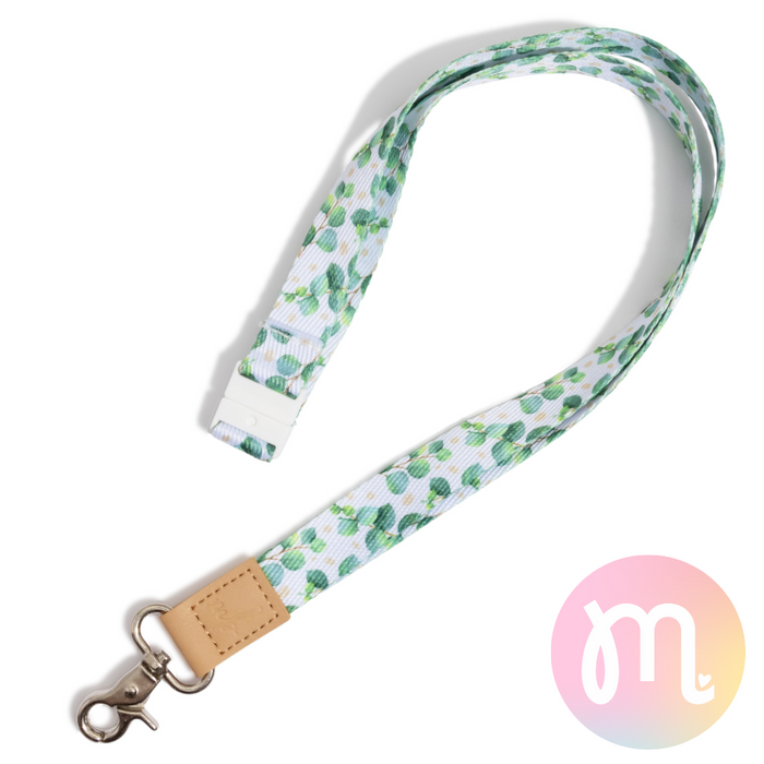 Botanical Fabric Lanyard