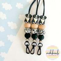 Mike the Border Collie Lanyard