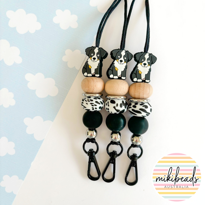 Mike the Border Collie Lanyard