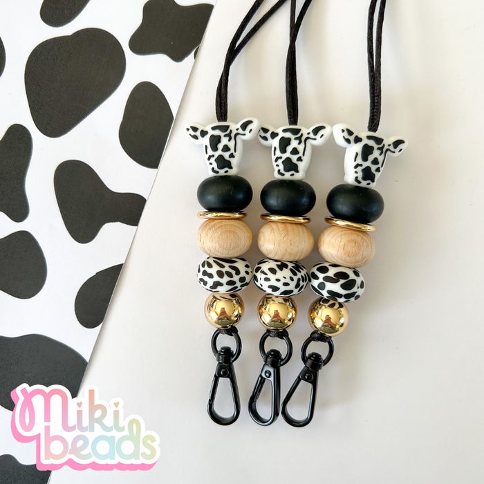 Black Cow Lanyard